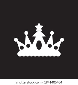 Crown Logo Template vector icon illustration design