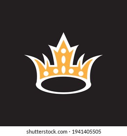 Crown Logo Template vector icon illustration design