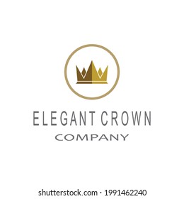 Crown Logo Template vector icon illustration design