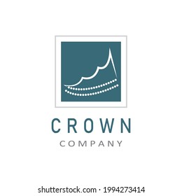 Crown Logo Template vector icon illustration design