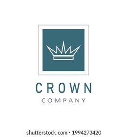 Crown Logo Template vector icon illustration design