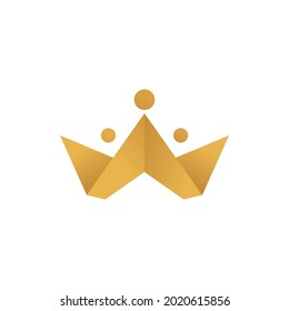 Crown Logo Template vector icon illustration design
