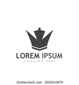 Crown Logo Template vector icon illustration design