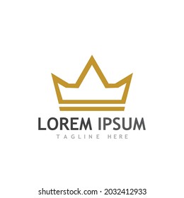 Crown Logo Template vector icon illustration design