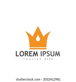 Crown Logo Template vector icon illustration design