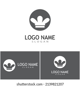 Vorlage für Kronlogo, Vektorgrafik-Design