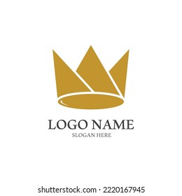 Crown Logo Template vector icon illustration design
