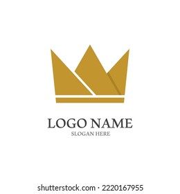 Crown Logo Template vector icon illustration design