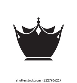 Crown logo template vector icon illustration design