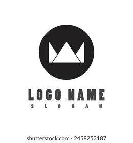 Crown Logo Template vector icon illustration design