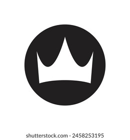 Crown Logo Vorlage Vektorgrafik Icon Illustration Design