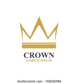 Crown Logo Template vector icon illustration