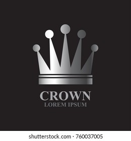 Crown Logo Template vector icon illustration