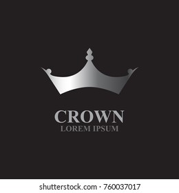 Crown Logo Template vector icon illustration