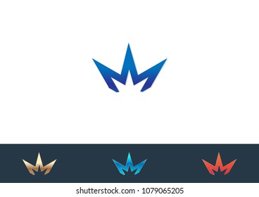 Crown Logo Template vector illustration design