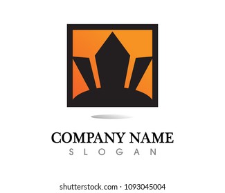 Crown Logo Template vector illustration