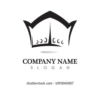 Crown Logo Template vector illustration
