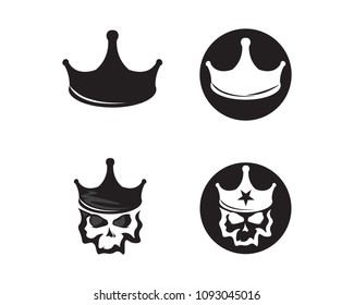 Crown Logo Template vector illustration