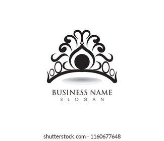 Crown Logo Template vector illustration
