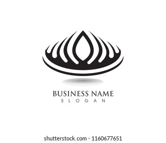 Crown Logo Template vector illustration
