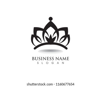 Crown Logo Template vector illustration
