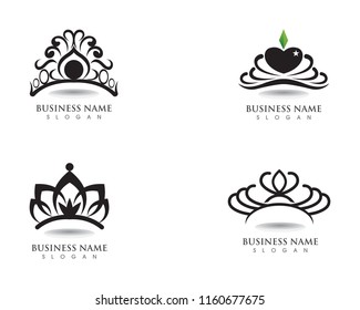 Crown Logo Template vector illustration
