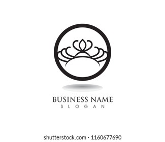 Crown Logo Template vector illustration
