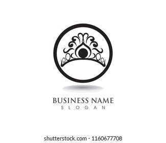 Crown Logo Template vector illustration
