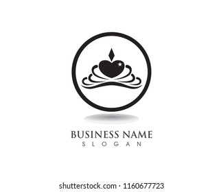Crown Logo Template vector illustration

