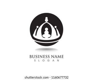 Crown Logo Template vector illustration
