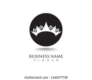 Crown Logo Template vector illustration

