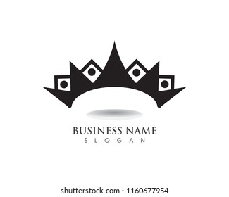 Crown Logo Template vector illustration
