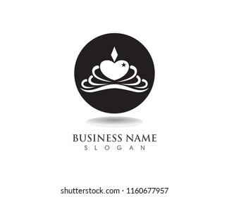 Crown Logo Template vector illustration
