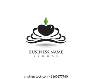Crown Logo Template vector illustration
