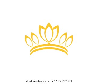 Crown Logo Template vector illustration
