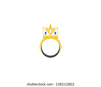 Crown Logo Template vector illustration
