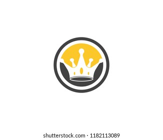 Crown Logo Template vector illustration
