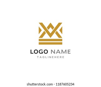 Crown Logo Template vector illustration