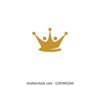 Crown Logo Template vector illustration