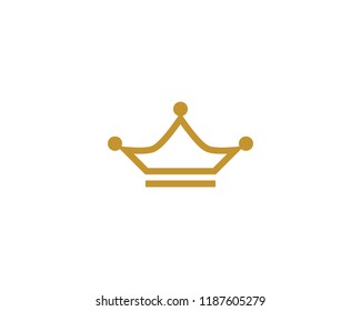 Crown Logo Template vector illustration