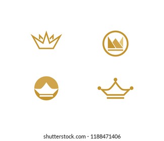 Crown Logo Template vector illustration