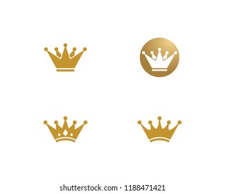 Crown Logo Template vector illustration