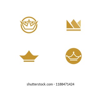 Crown Logo Template vector illustration