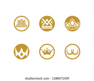 Crown Logo Template vector illustration