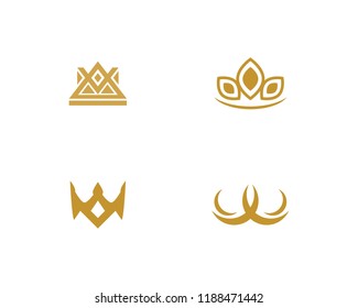 Crown Logo Template vector illustration