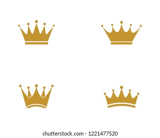 Crown Logo Template vector illustration