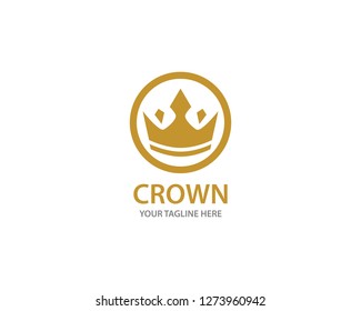 Crown Logo Template vector illustration