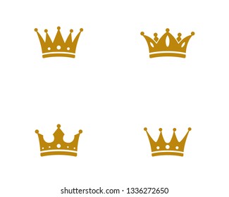 Crown Logo Template vector illustration
