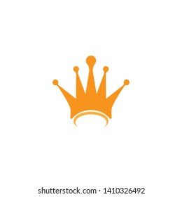 Crown logo template vector illustration