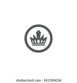 Crown logo template vector illustration